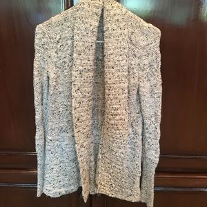 B.B. Dakota black and white oversized cardigan.